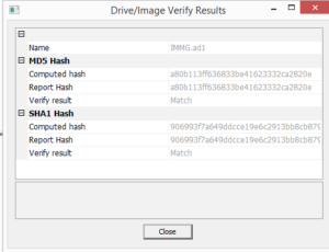 Hash calculation example